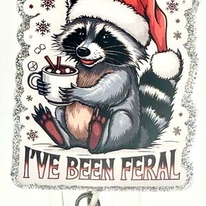 “Sorry Santa, I’ve Been Feral” Badge Reel
